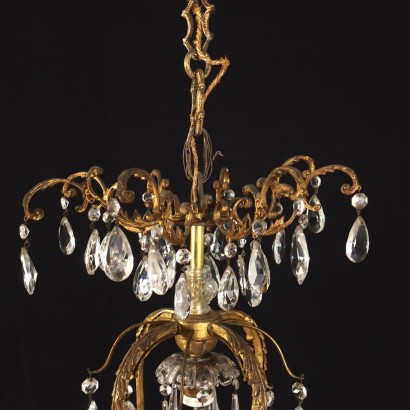 Chandelier Bronze Italy XX Century