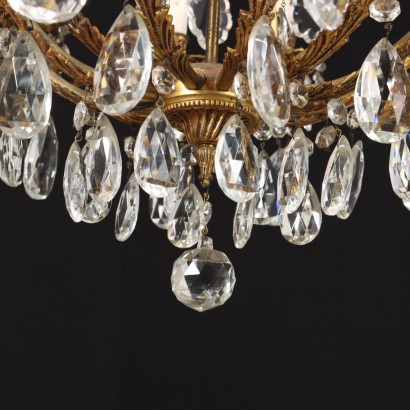 Chandelier Bronze Italy XX Century