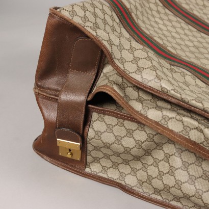 Sac à Vêtements Gucci Cuir Italie Années 1950-1960