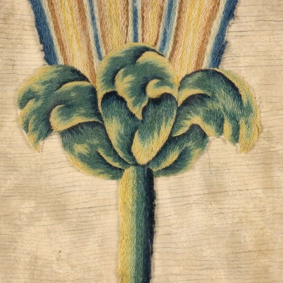 Emboidery on Canvas Fruits and Flowers Italy XVIII-XIX Century