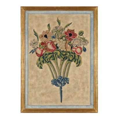 Embroidery on Canvas Italy XVIII-XIX Century