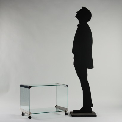 modernariato, modernariato di design, tavolino, tavolino modernariato, tavolino di modernariato, tavolino italiano, tavolino vintage, tavolino anni '60, tavolino design anni 60,Carrello 'George' Pieran,Pierangelo Gallotti,Pierangelo Gallotti,Pierangelo Gallotti