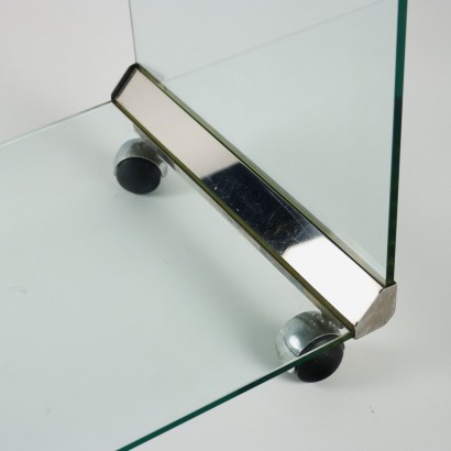 Gallotti & Radice Trolley Glass Italy 1980s