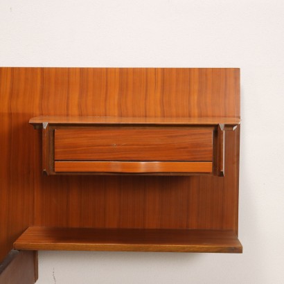 Doppelbett Exotisches Holz Italien 1960er