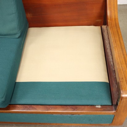 Sofa Teak Italien 1960er