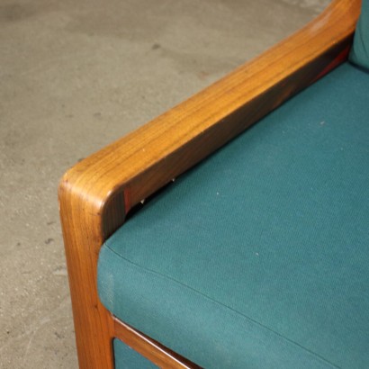 Sofa Teak Italien 1960er