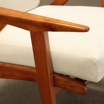 Fauteuil Hêtre Italie Années 1950