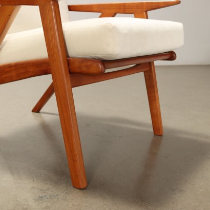 Fauteuil Hêtre Italie Années 1950