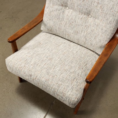 Fauteuil de Salon en Tissu des Années 1960