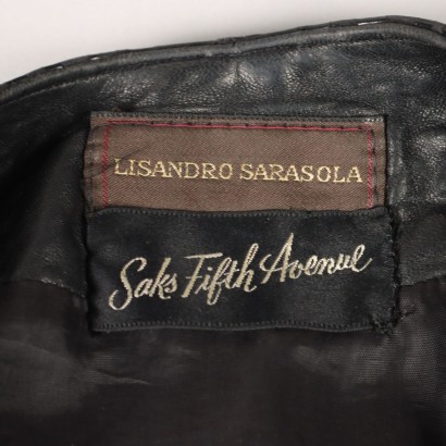 Vintage Lederjacke L. Sarasola Gr. L USA 1990er