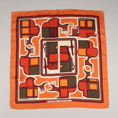 Hermès Scarf Silk Italy 1970s-1980s