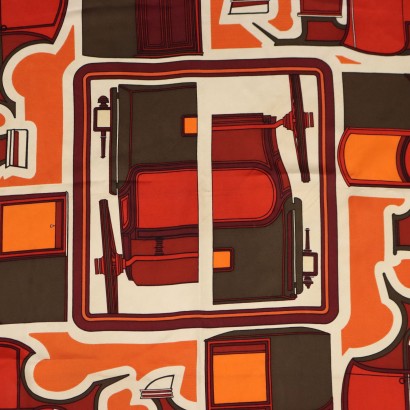 Hermès Scarf Silk Italy 1970s-1980s