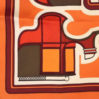 Hermès Scarf Silk Italy 1970s-1980s