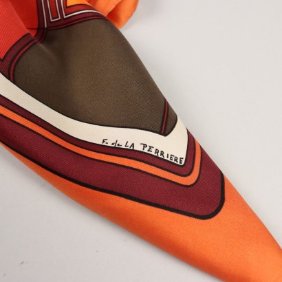 Hermès Scarf Silk Italy 1970s-1980s