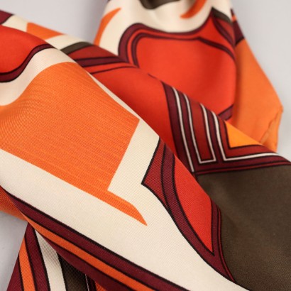 Hermès Scarf Silk Italy 1970s-1980s