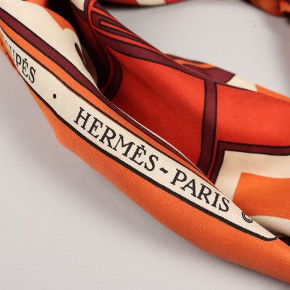 Hermès Scarf Silk Italy 1970s-1980s