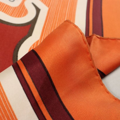 Hermès Scarf Silk Italy 1970s-1980s