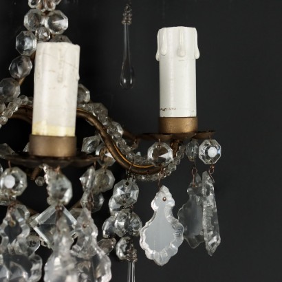 Wall Lamps Glass Italy XX Century