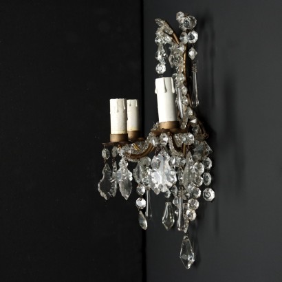 Wall Lamps Glass Italy XX Century