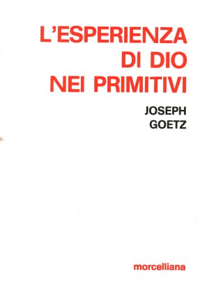 L'esperienza di Dio nei primitivi