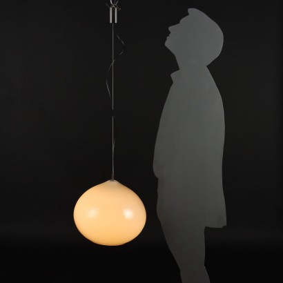 Lampe Gefärbtes Glas Italien der 1960er Jahre