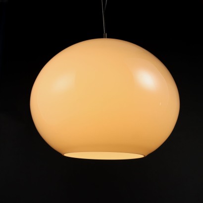 Lampe Gefärbtes Glas Italien der 1960er Jahre