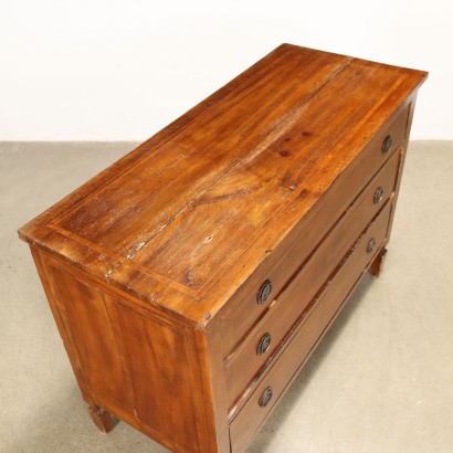 Chest of Drawers Directoire Walnut Italy XVIII-XIX Century