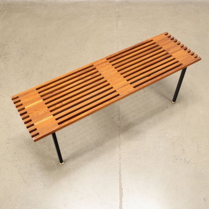 Banc Bois de Teck Italie Années 1960