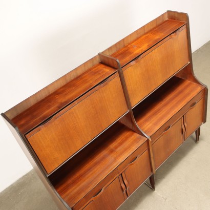 Cupboard Teak Veneer Italy 1960s