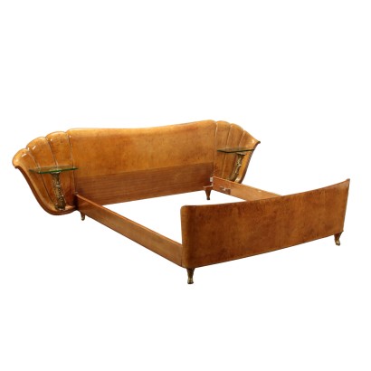 Double Bed Burl Italy 1930s-1940s