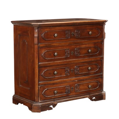 Neoclassical Chest of Drawers Walnut Italy XVIII Century