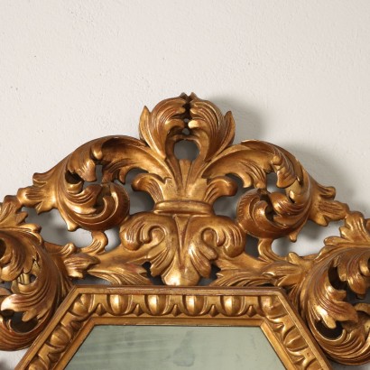 antiquariato, specchiera, antiquariato specchiera, specchiera antica, specchiera antica italiana, specchiera di antiquariato, specchiera neoclassica, specchiera del 800 - antiquariato, cornice, antiquariato cornice, cornice antica, cornice antica italiana, cornice di antiquariato, cornice neoclassico, cornice del 800,Specchiera in Stile Barocco