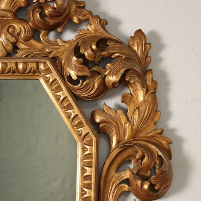 antigüedades, espejo, espejo antigüedades, espejo antiguo, espejo italiano antiguo, espejo antiguo, espejo neoclásico, espejo del siglo XIX - antigüedades, marco, marco antiguo, marco antiguo, marco italiano antiguo, marco antiguo, marco neoclásico, marco del siglo XIX, Espejo en estilo barroco
