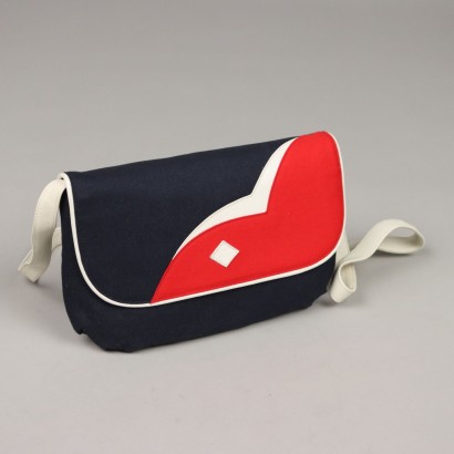 Bolso Gucci Vintage Azul y Rojo