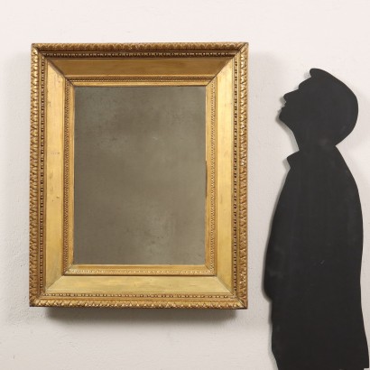 Miroir en Style Bois Doré Italie XIXe Siècle