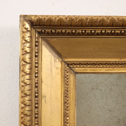 Mirror Gilded Wood Italy XIX Century