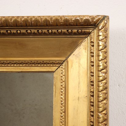 Miroir en Style Bois Doré Italie XIXe Siècle
