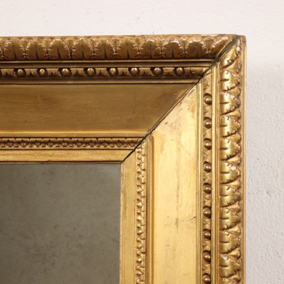 Mirror Gilded Wood Italy XIX Century