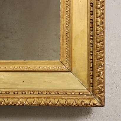 Miroir en Style Bois Doré Italie XIXe Siècle