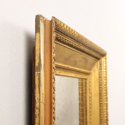 Mirror Gilded Wood Italy XIX Century