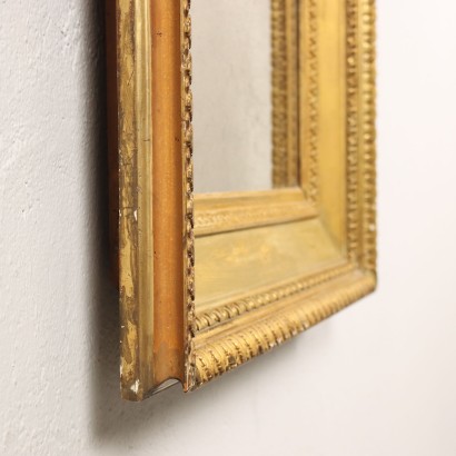 Miroir en Style Bois Doré Italie XIXe Siècle