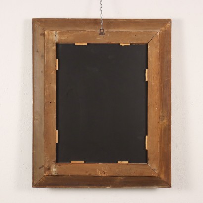Miroir en Style Bois Doré Italie XIXe Siècle