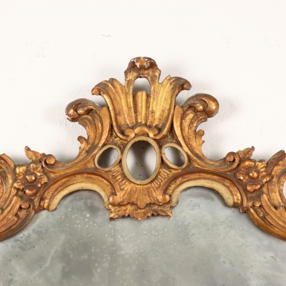 antiquariato, specchiera, antiquariato specchiera, specchiera antica, specchiera antica italiana, specchiera di antiquariato, specchiera neoclassica, specchiera del 800 - antiquariato, cornice, antiquariato cornice, cornice antica, cornice antica italiana, cornice di antiquariato, cornice neoclassico, cornice del 800,Specchiera Laccata e Dorata in Stile