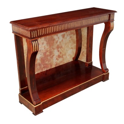 Console Empire Style Mahogany Italy XX Century