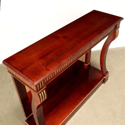 Console Empire Style Mahogany Italy XX Century