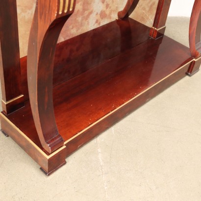 Console Empire Style Mahogany Italy XX Century