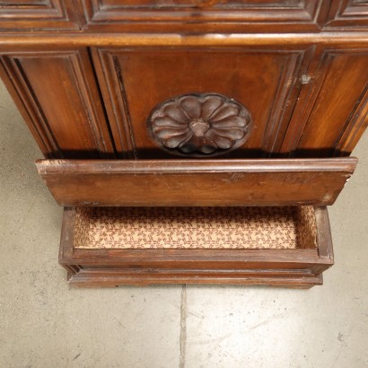 Ancient Kneeler Walnut Italy XX Century