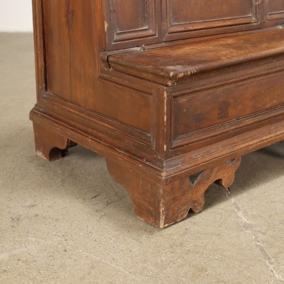 Ancient Kneeler Walnut Italy XX Century