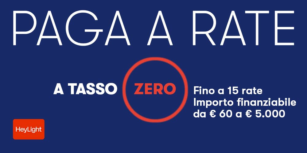 Pagamento a Rate Di Mano in Mano x Heylight