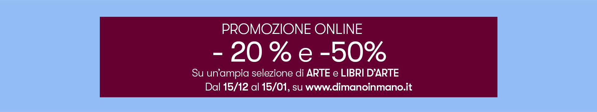 promozione arte di mano in mano